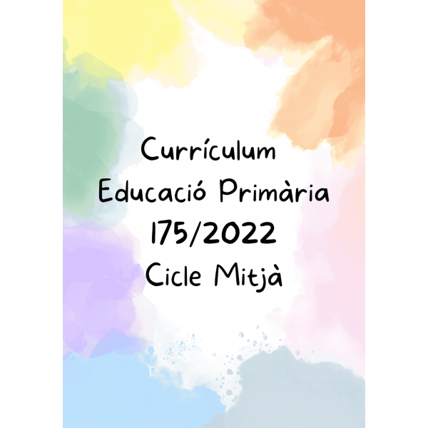 Checklist currículum - Cicle Mitjà