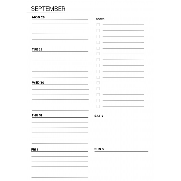 Cuaderno docente MINIMALISTA