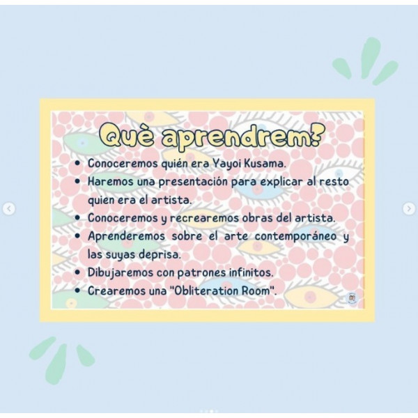 CAJA DE APRENDIZAJE: YAYOI KUSAMA (CAST)