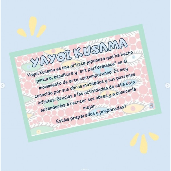 Capsa d'aprenentatge Yayoi Kusama