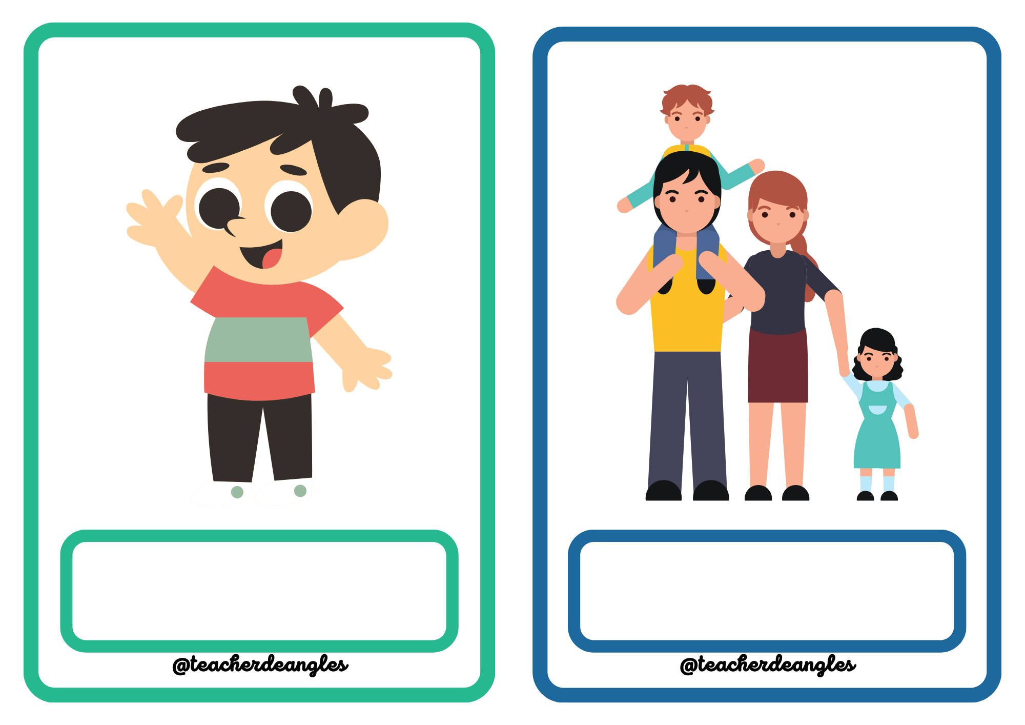 FAMILY LEARNING STATIONS PACK: FLASHCARD AND CARDS