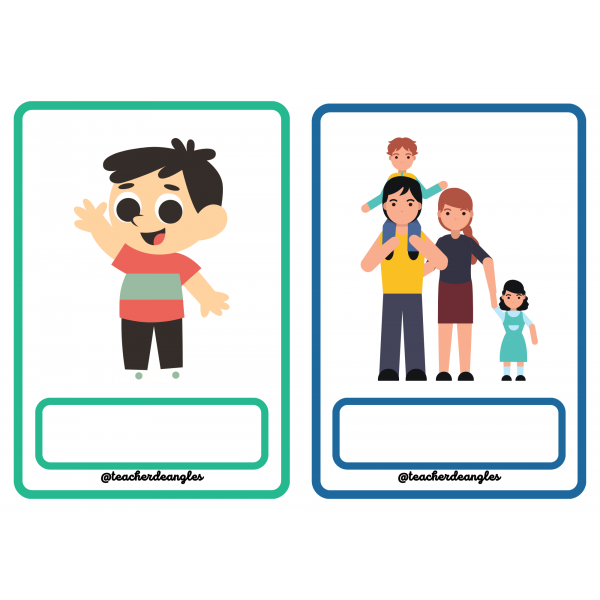 FAMILY LEARNING STATIONS PACK: FLASHCARD AND CARDS