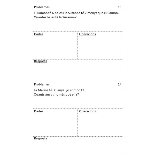 Problemes classificats - Nivell 1