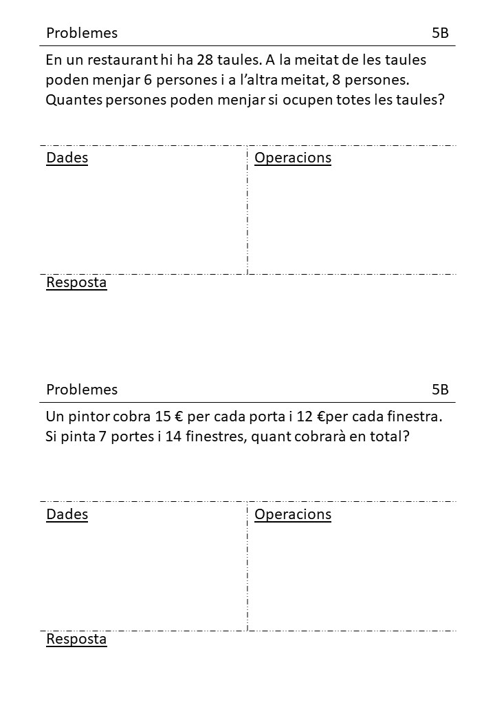 Problemes classificats - Nivell 5