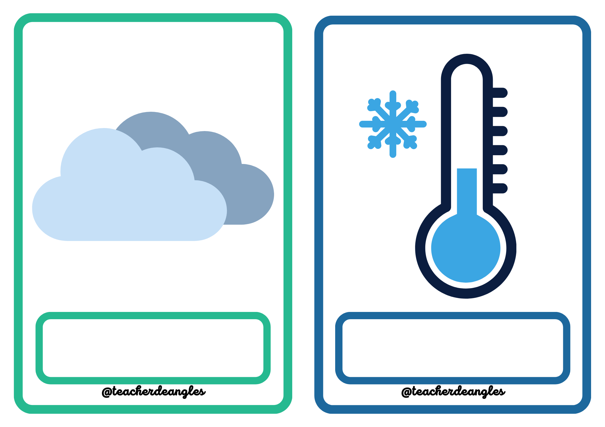 THE WEATHER LEARNING STATIONS PACK: FLASHCARDS AND CARDS