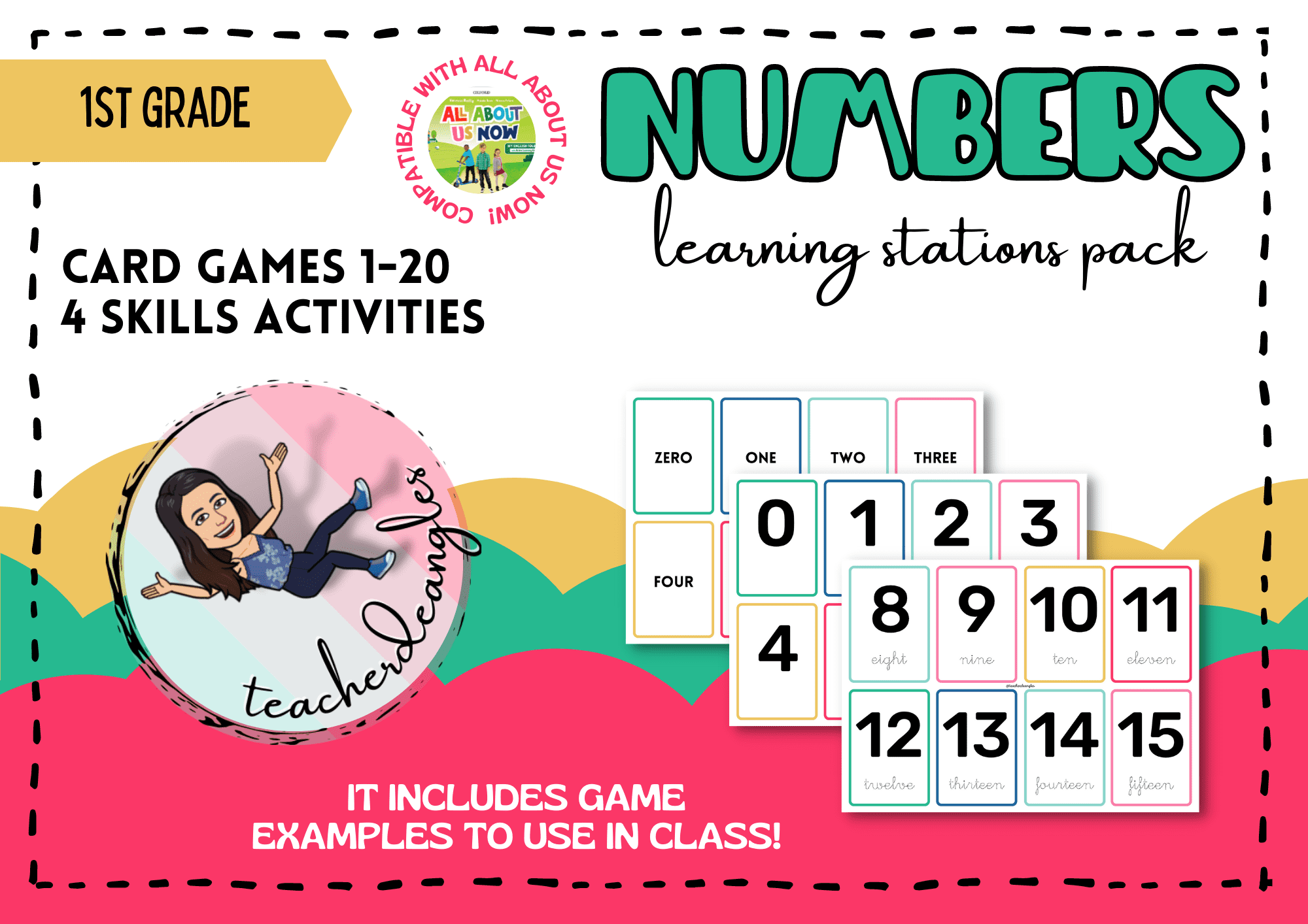 NUMBERS 1-20 LEARNING STATIONS PACK: CARD GAMES