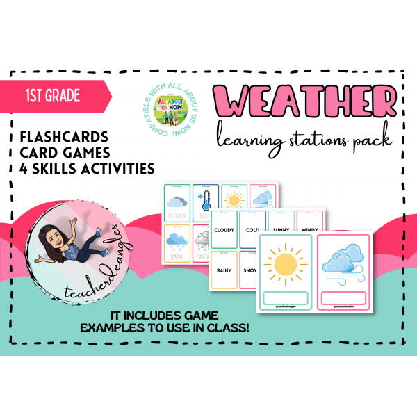 THE WEATHER LEARNING STATIONS PACK: FLASHCARDS AND CARDS
