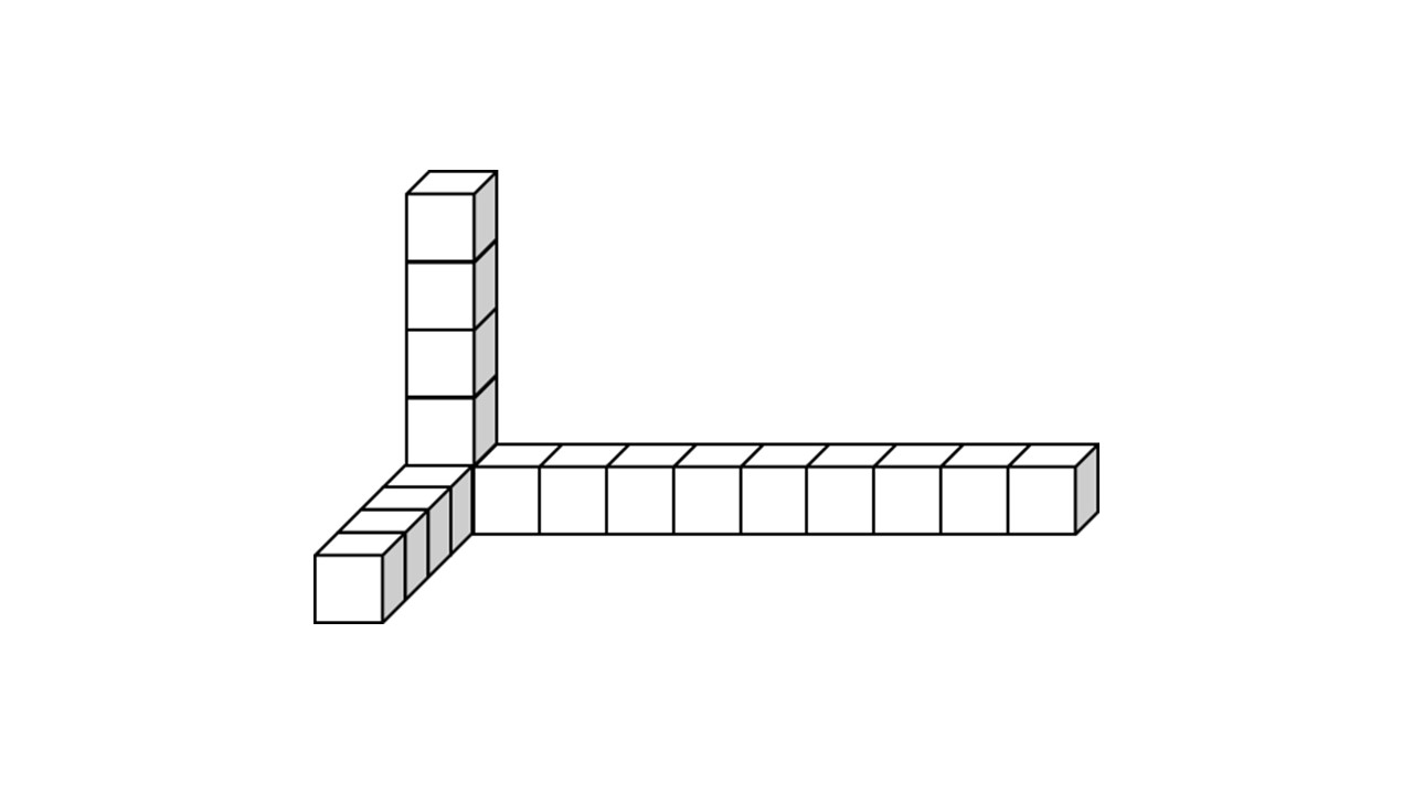Volumen: cubos blancos (Montessori)
