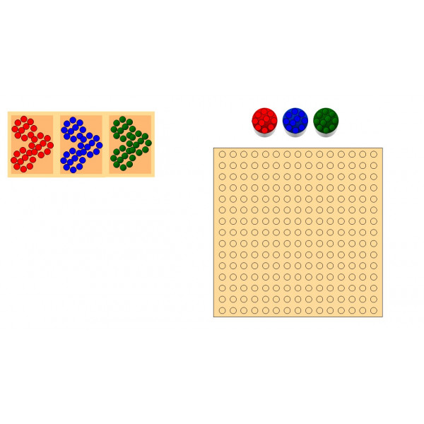 Tablero de raíz cuadrada (Montessori)