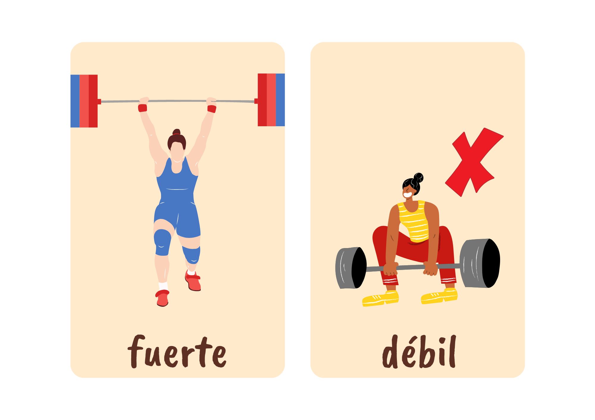 Antónimos - Tarjetas