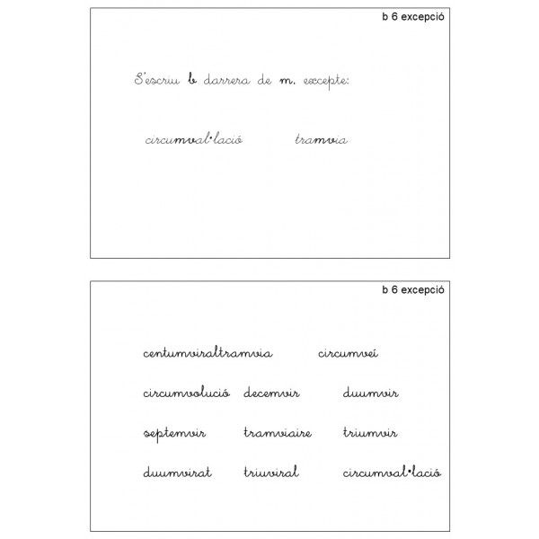 Normes ortogràfiques (Amb exemples i excepcions)