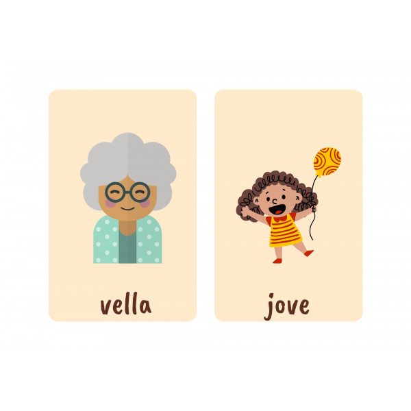 Antònims - Targetes