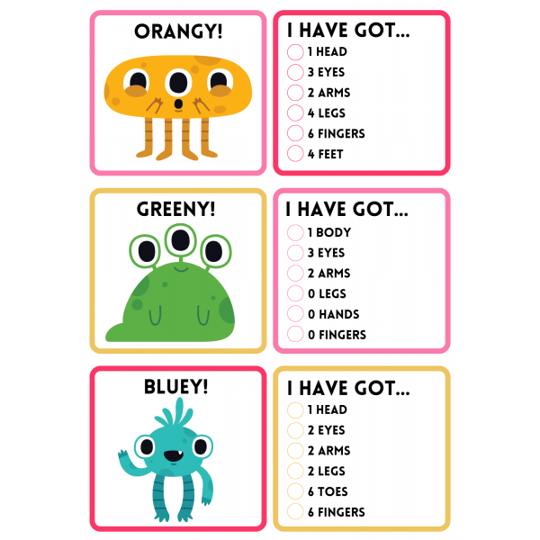 PARTS OF THE BODY: 4 SKILLS PACK