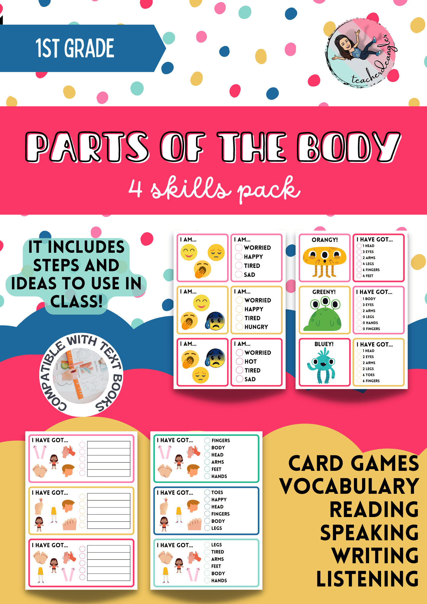 PARTS OF THE BODY: 4 SKILLS PACK