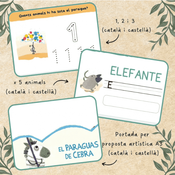 Pack El paraigua de la zebra CATALÀ