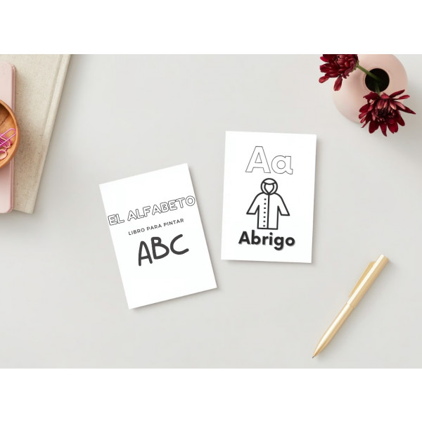 El alfabeto: libro para pintar