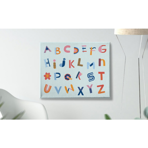 Alfabeto artístico: póster