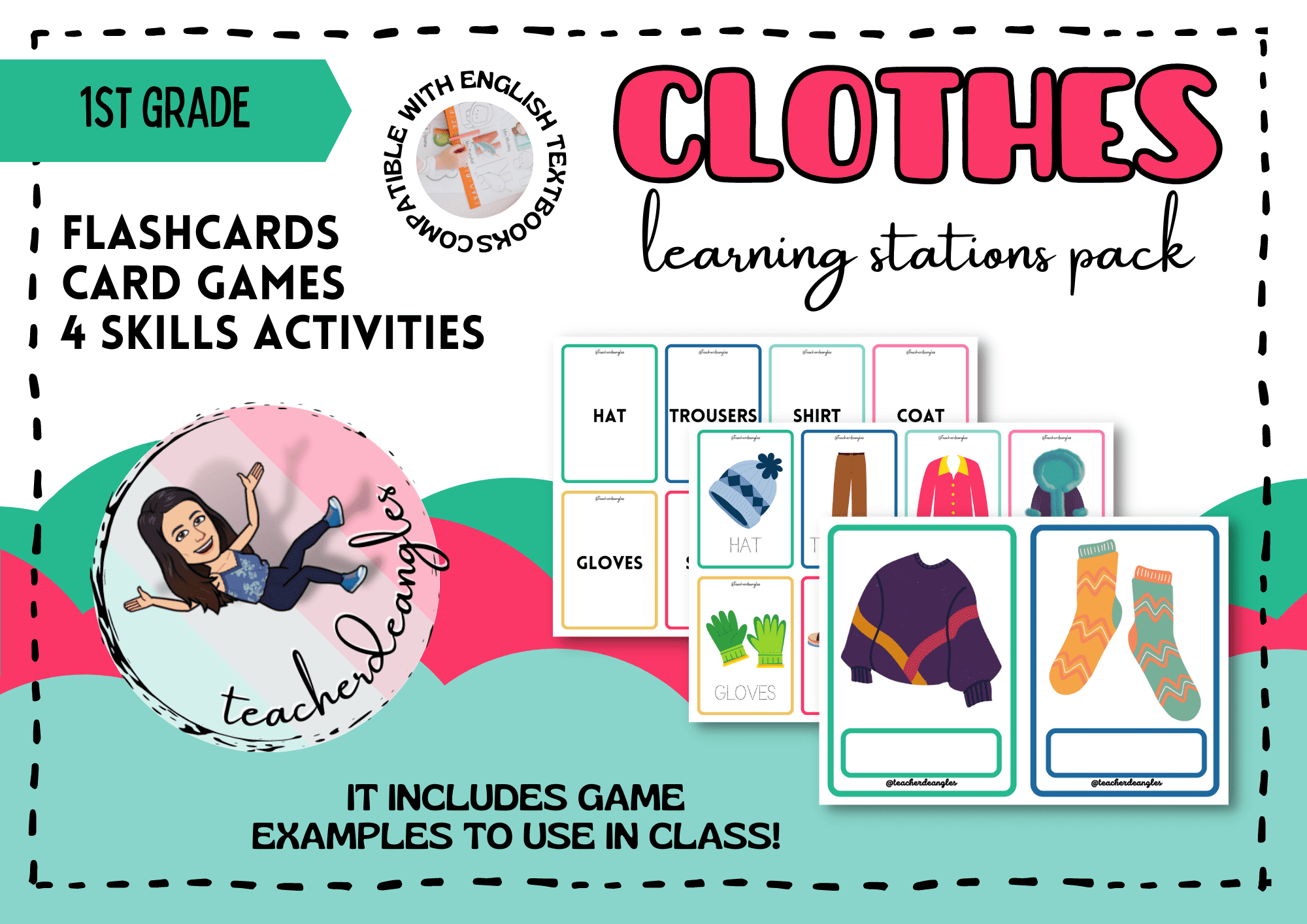WINTER CLOTHES LEARNING STATIONS PACK