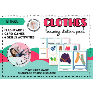 WINTER CLOTHES LEARNING STATIONS PACK