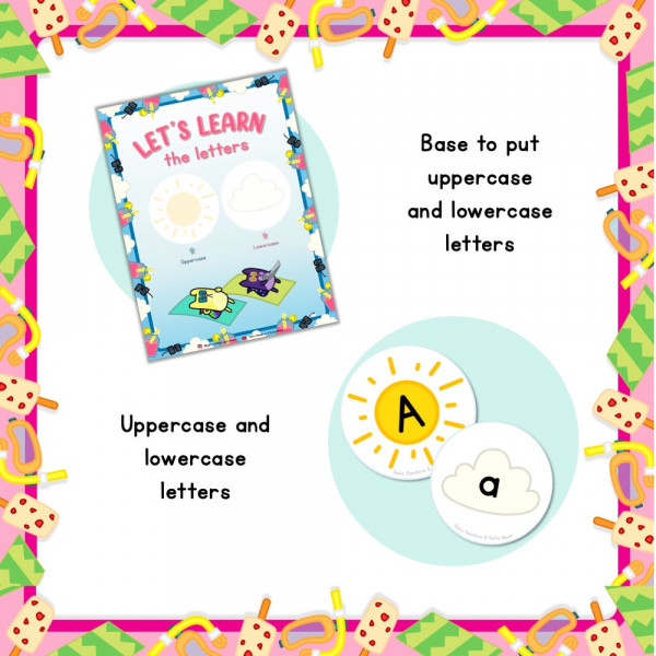 [ENGLISH]  JUEGO de LETRAS de VERANO - SUMMER LETTER GAME
