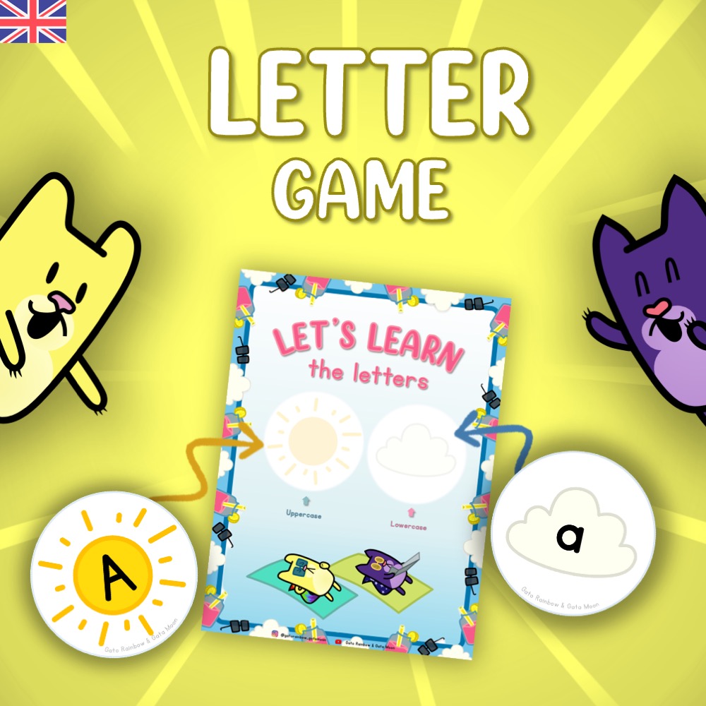 [ENGLISH]  JUEGO de LETRAS de VERANO - SUMMER LETTER GAME