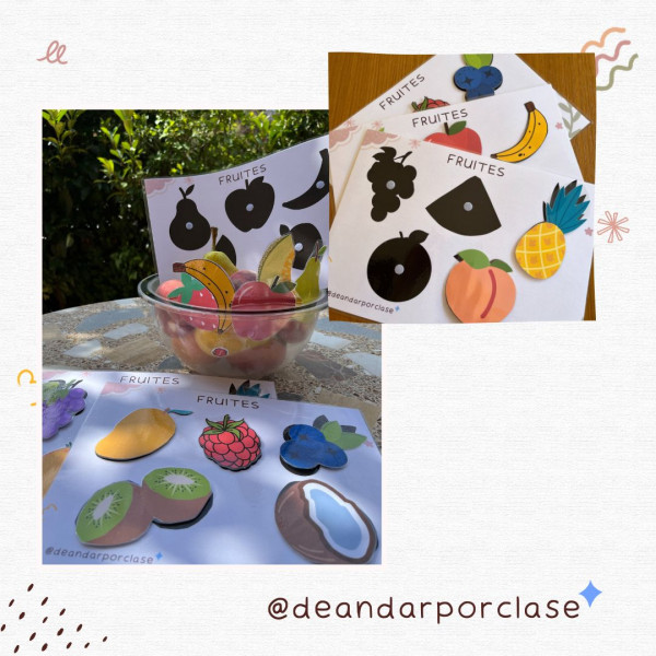 Juego de sombras FRUTAS