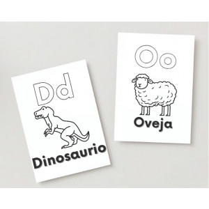 El alfabeto: libro para pintar