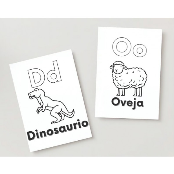 El alfabeto: libro para pintar