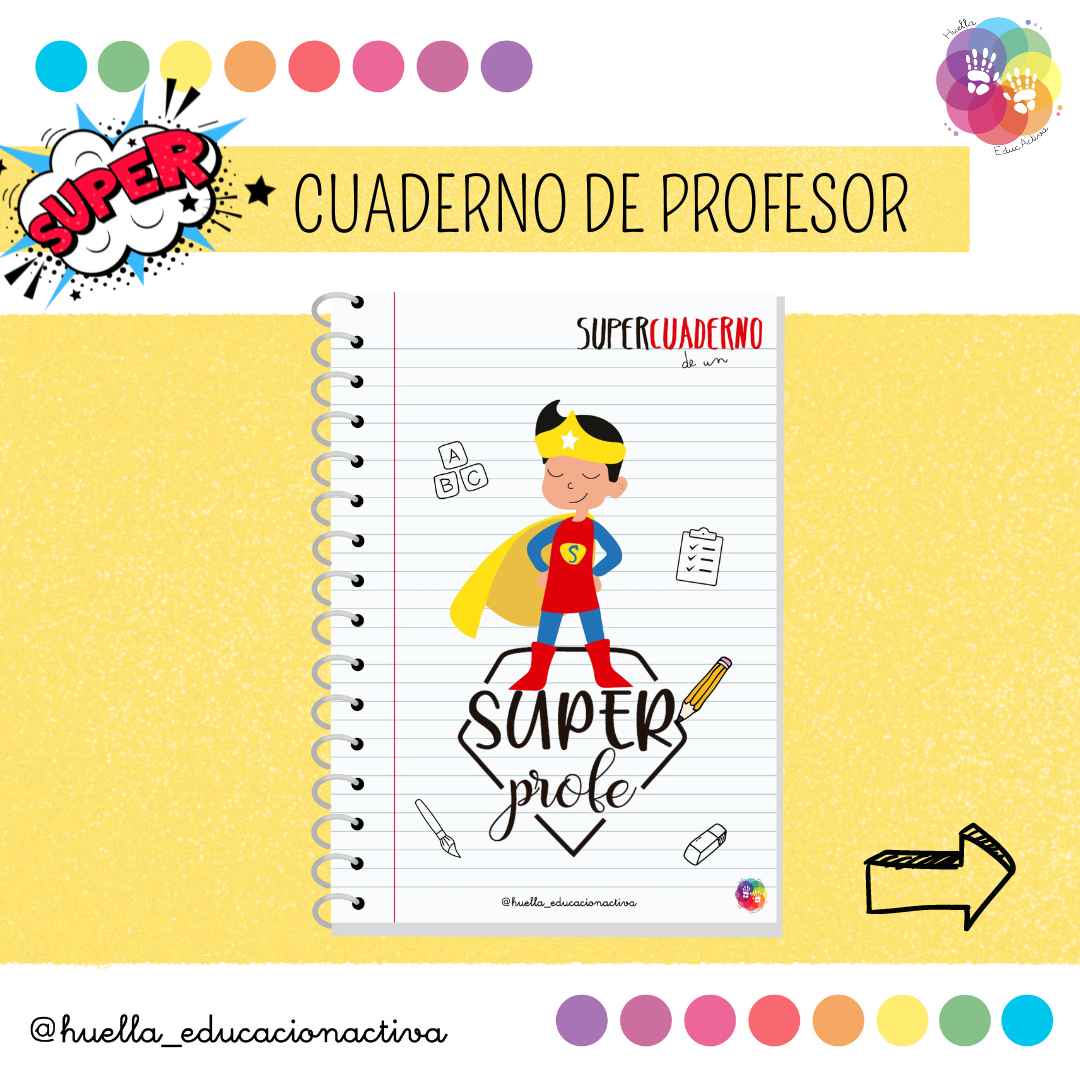 Cuaderno del profesor - Chico con capa amarilla