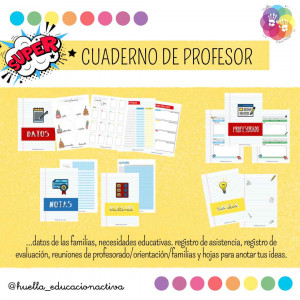 Cuaderno del profesor - Chico con capa amarilla