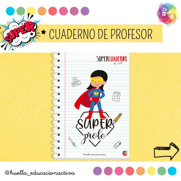 Cuaderno del profesor - Chica con capa roja