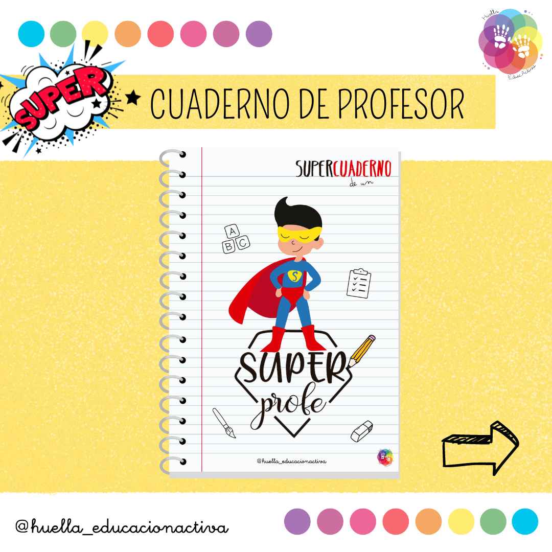 Cuaderno del profesor - Chico con capa roja