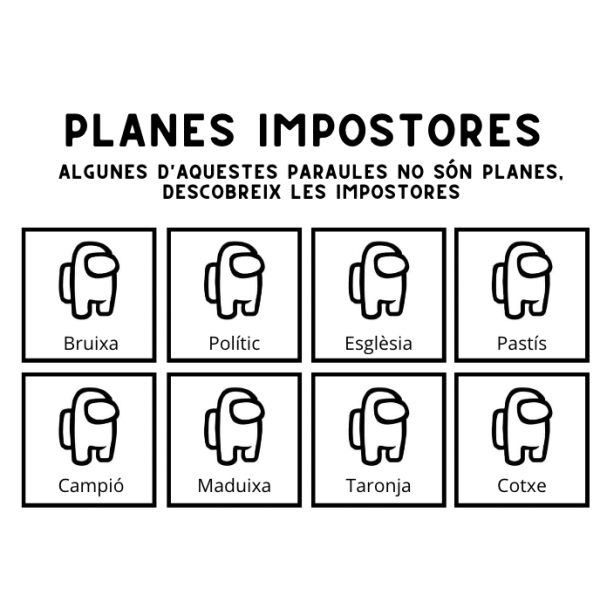 AGUDES I PLANES IMPOSTORES