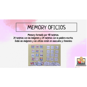 MEMORY OFICIOS. LENGUA CASTELLANA