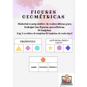 MATERIAL MANIPULATIVO MATEMÁTICAS FIGURAS GEOMÉTRICAS