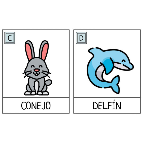 ABECEDARIO ANIMALES. LENGUA CASTELLANA.