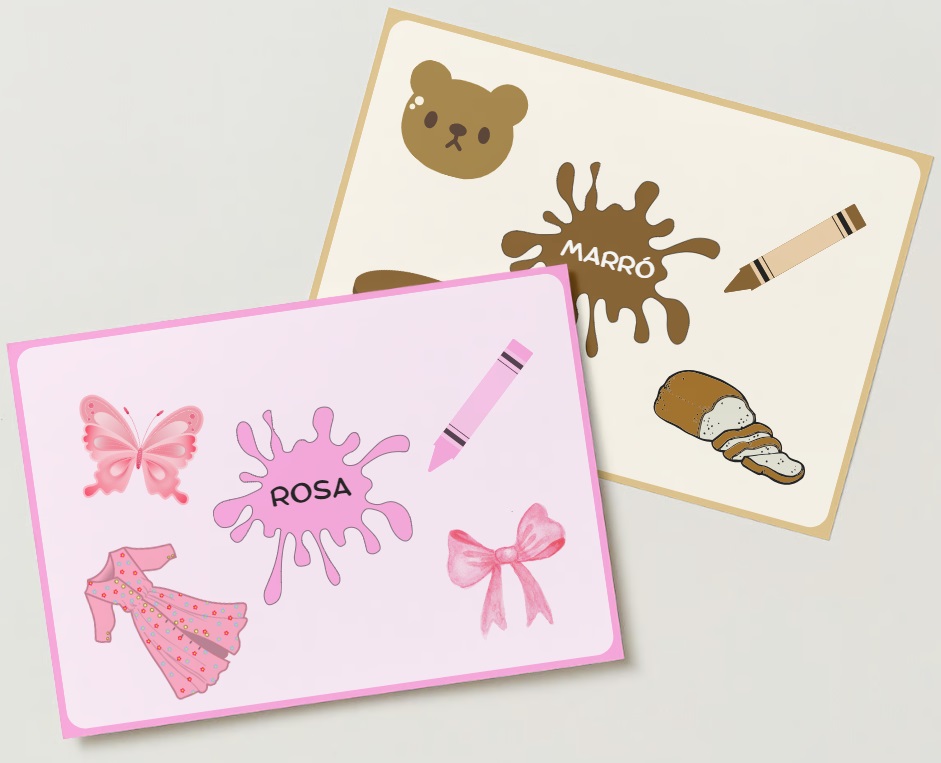 Targetes dels colors