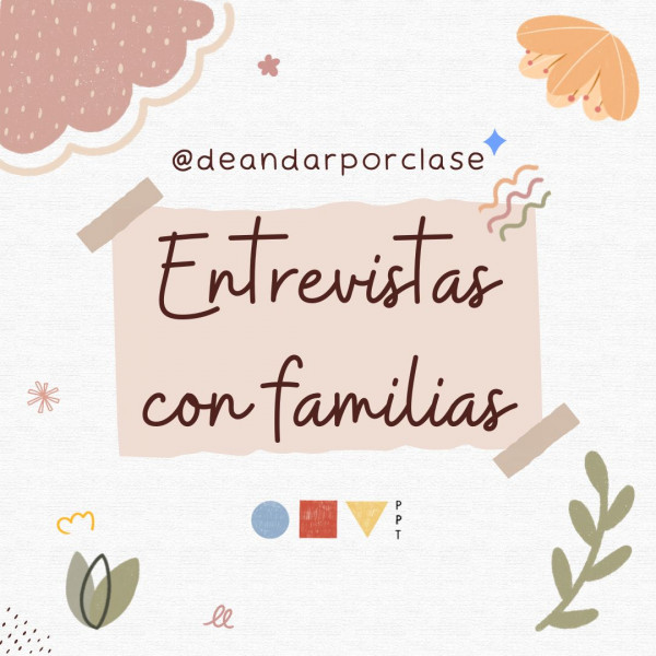 Cuaderno para entrevistas con familias