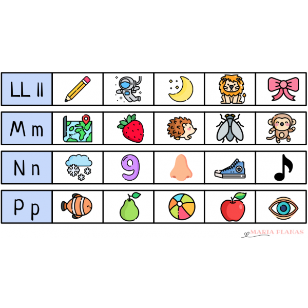 INTRÚS CONSCIÈNCIA FONOLÒGICA. SO INICIAL. LLENGUA CATALANA.