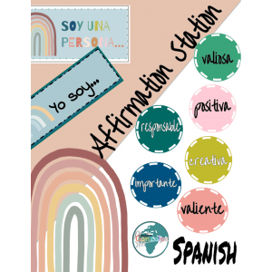 DECORACION DE AULA. RINCON DE LAS AFIRMACIONES