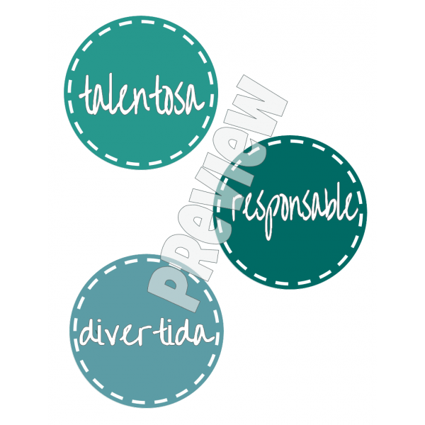 DECORACION DE AULA. RINCON DE LAS AFIRMACIONES