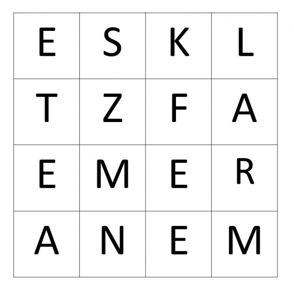 Boggle challenge - Joc de paraules