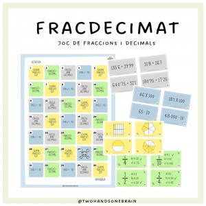 FRACDECIMAT - Joc de fraccions i decimals