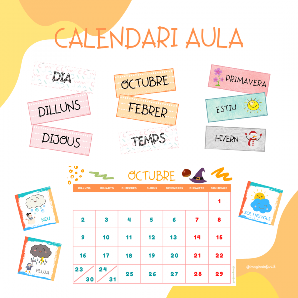 Calendari d'aula CATALÀ