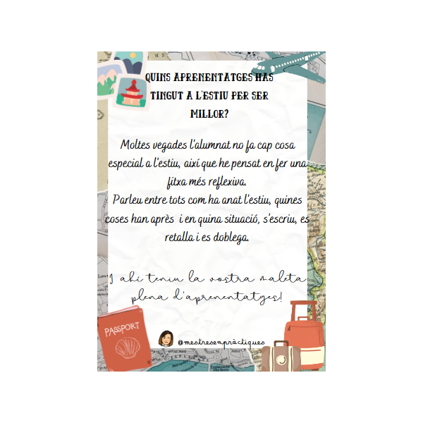 LAPBOOK QUÈ HE APRÈS AQUEST ESTIU