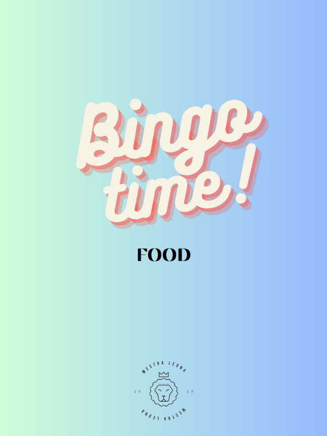 Food bingo
