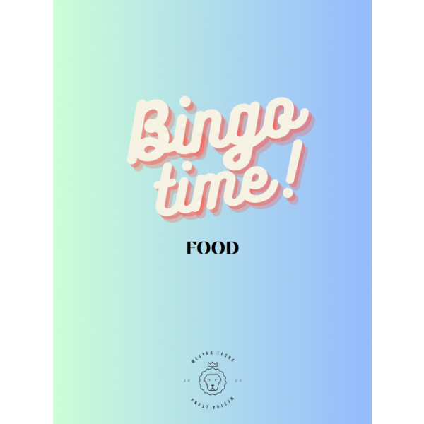 Food bingo