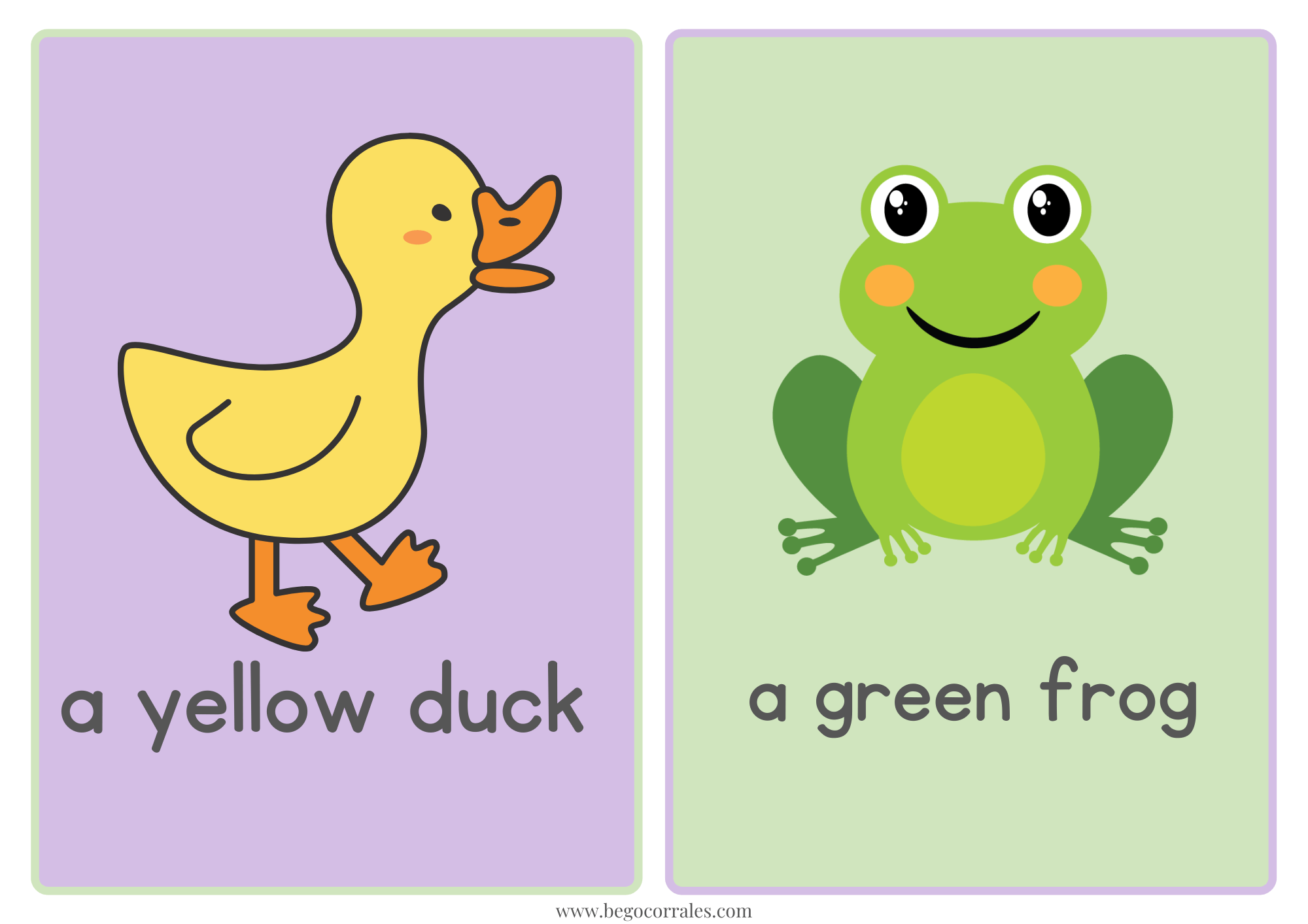 Brown bear flashcards