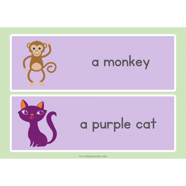 Brown bear word cards