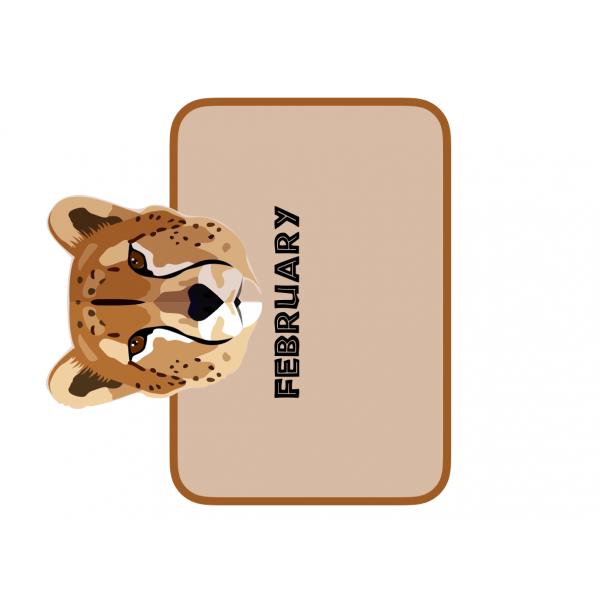 Happy Birthday months SAFARI THEME